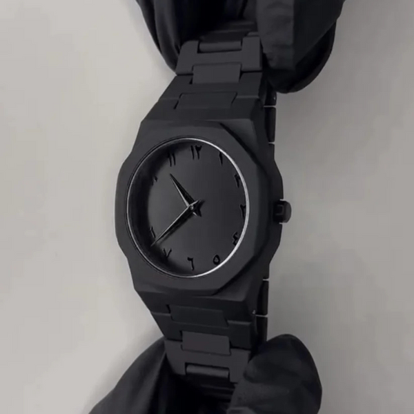Black Arabic watch