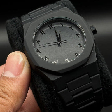 Black Arabic watch
