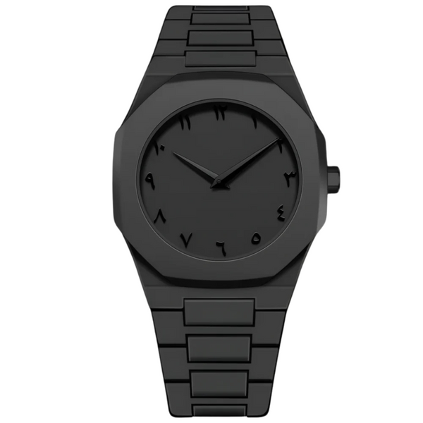 Black Arabic watch